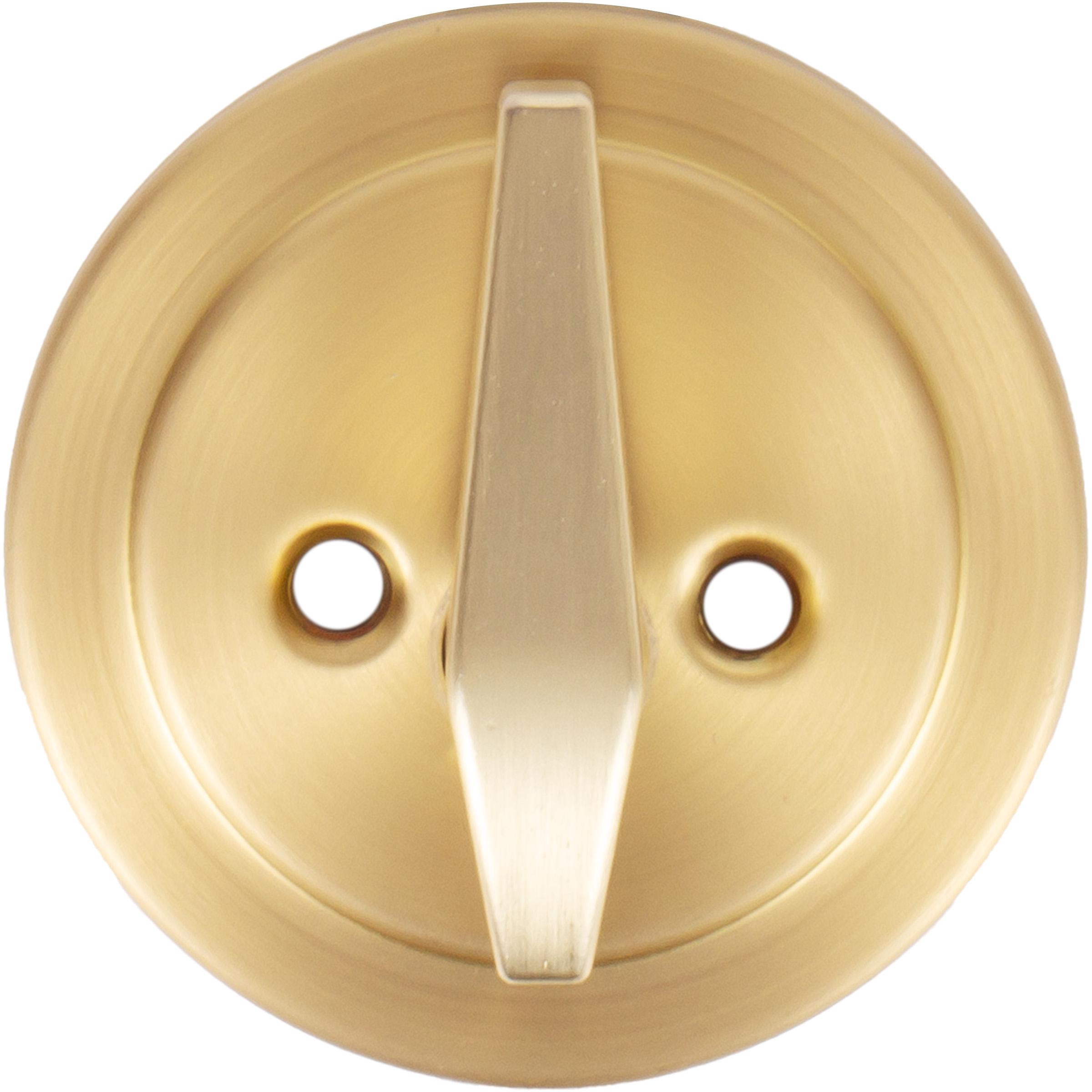 301 4 BP 4AL RCS KW K3 1-Cyl Deadbolt KW1 Keyway - Satin Brass