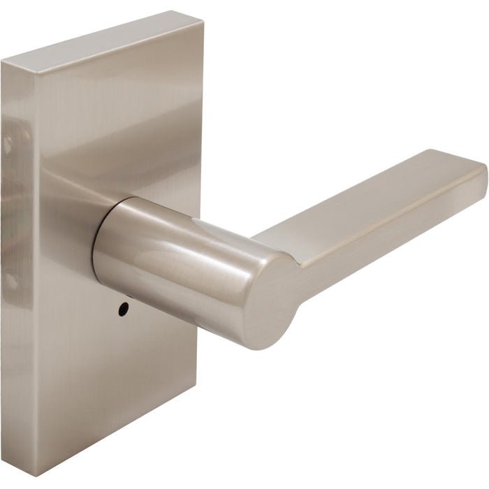 Vienna Door Lever with Rectangular Rosette, Privacy (Bed/Bath) Latch
