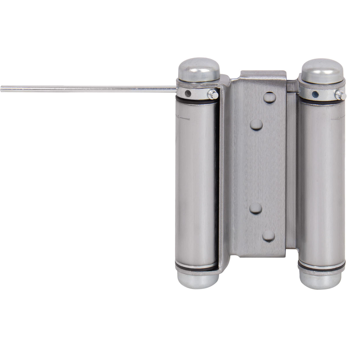 Heavy-Duty Double Acting Spring Hinge - Satin Chrome