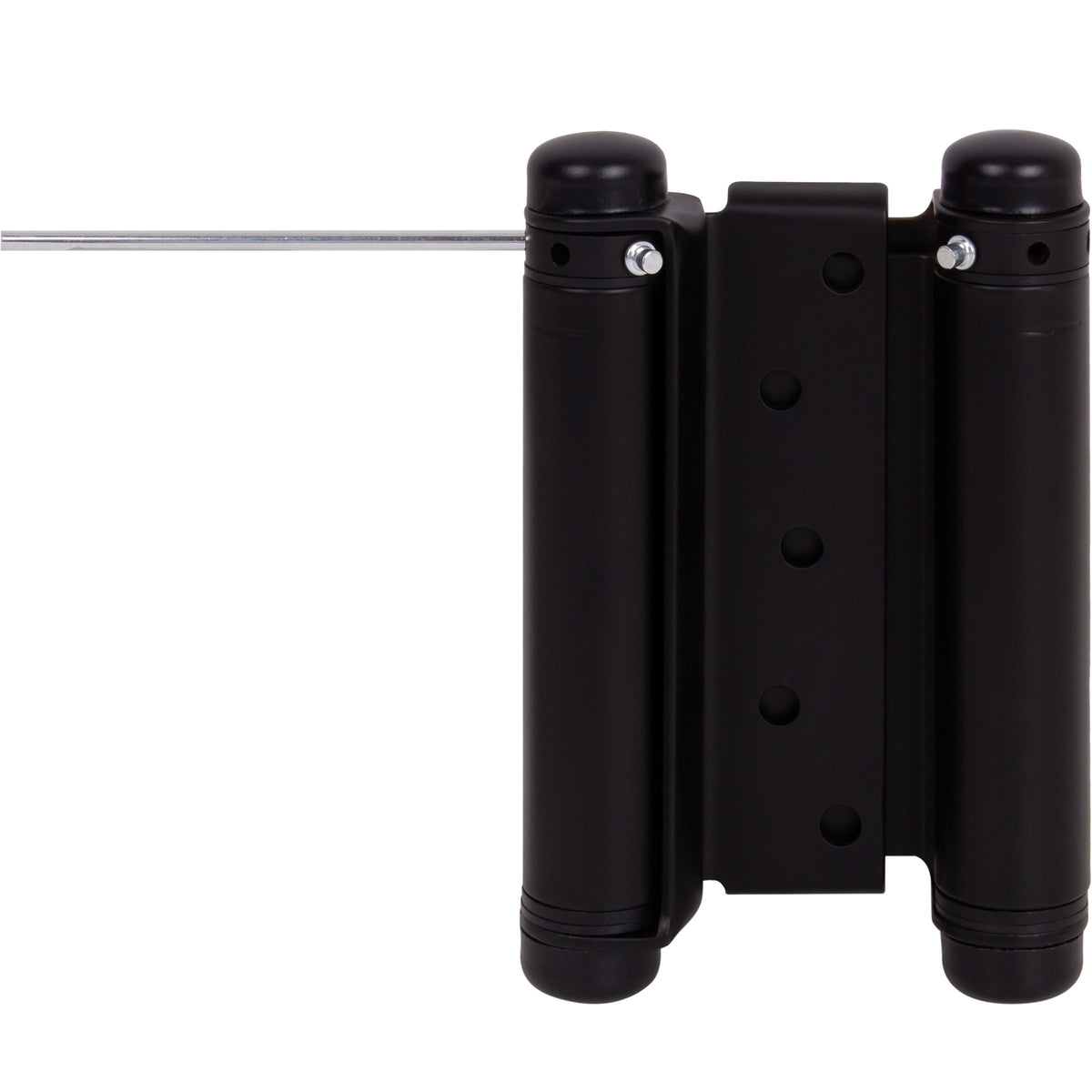 Heavy-Duty Double Acting Spring Hinge - Matte Black
