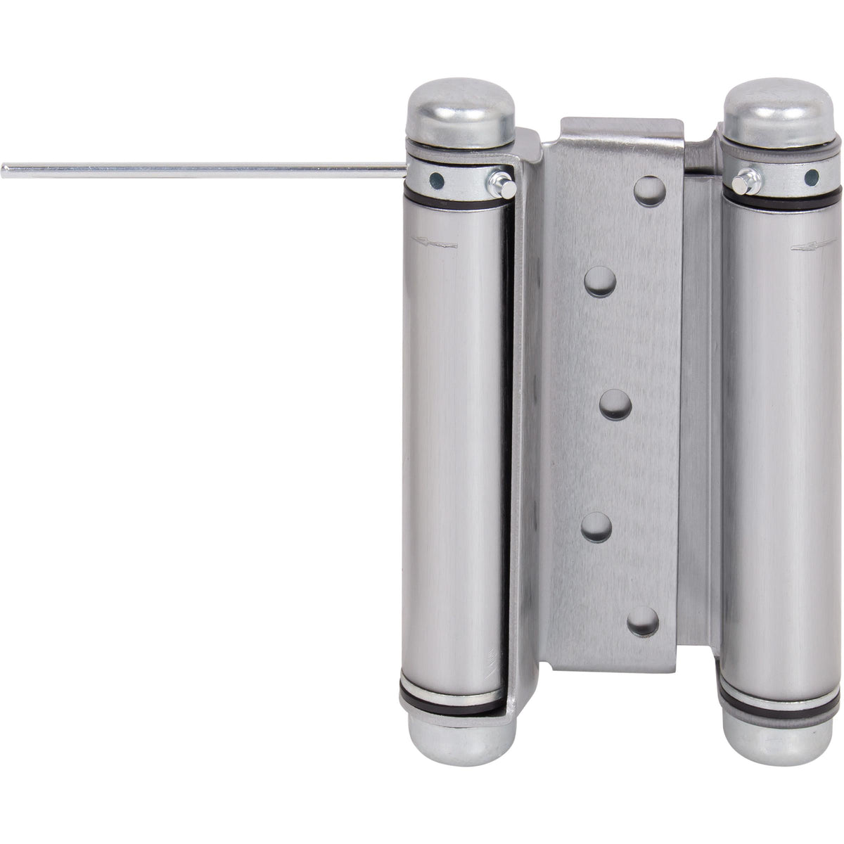 Heavy-Duty Double Acting Spring Hinge - Satin Chrome