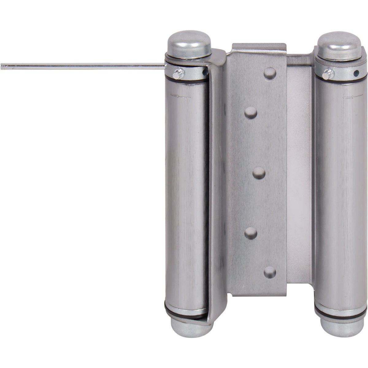 Heavy-Duty Double Acting Spring Hinge - Satin Chrome