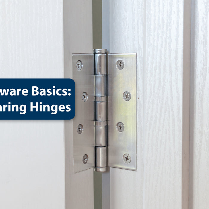 Open the Door to Better Things With Ball-Bearing Hinges