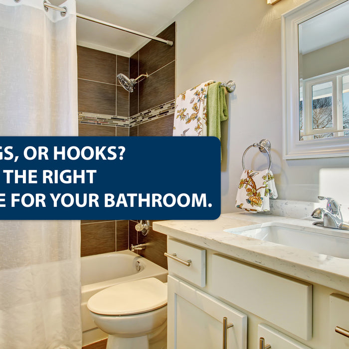 Bars, Rings, or Hooks? Choosing the Right Hardware for Your Bathroom