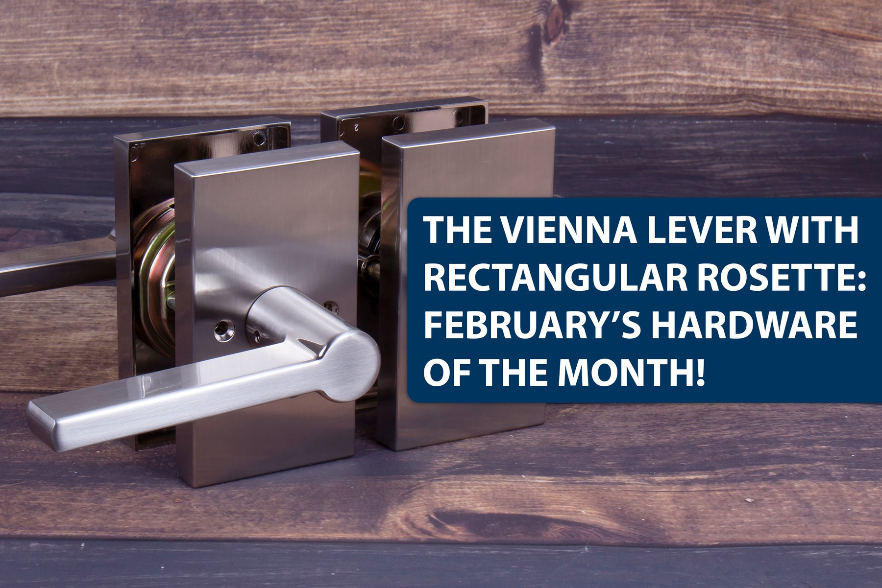 February Hardware of the Month: Vienna Door Lever with Rectangular Rosette