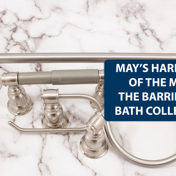 Introducing the May Hardware of the Month: The Barrington Bathroom Collection!