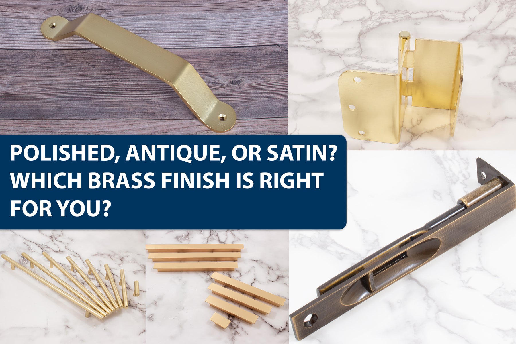 Exploring the Subtle Distinctions Between Brass Hardware Finishes