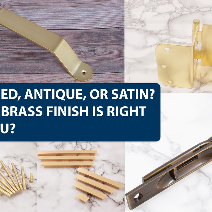 Exploring the Subtle Distinctions Between Brass Hardware Finishes