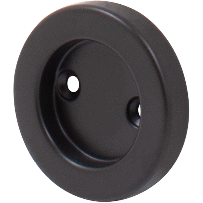 Sliding Door Round Pull, 2-1/8 Inches, Satin Brass by Stone Harbor Hardware