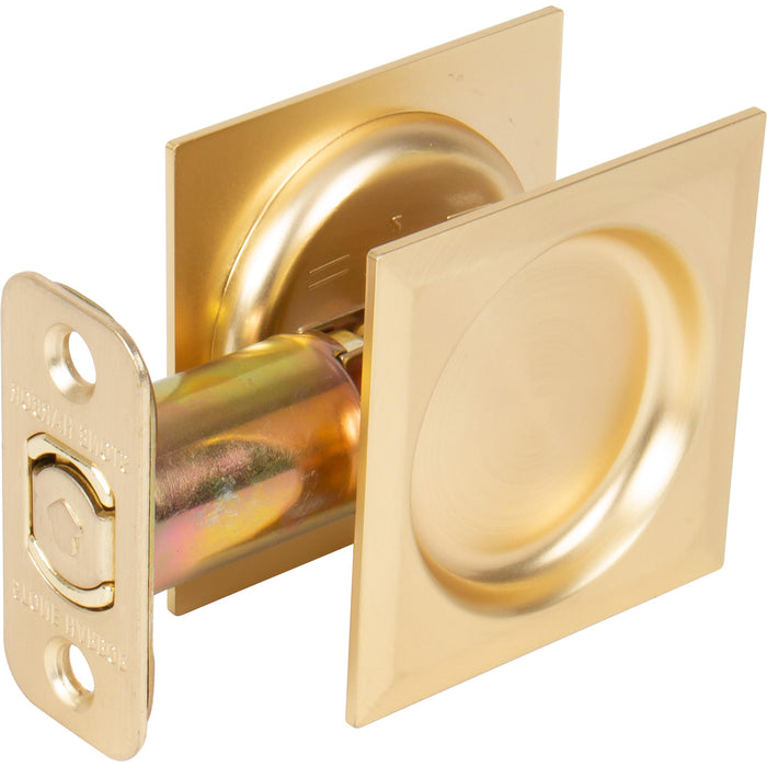 Contemporary Square Pocket Door Lock Passage/Hall/Closet