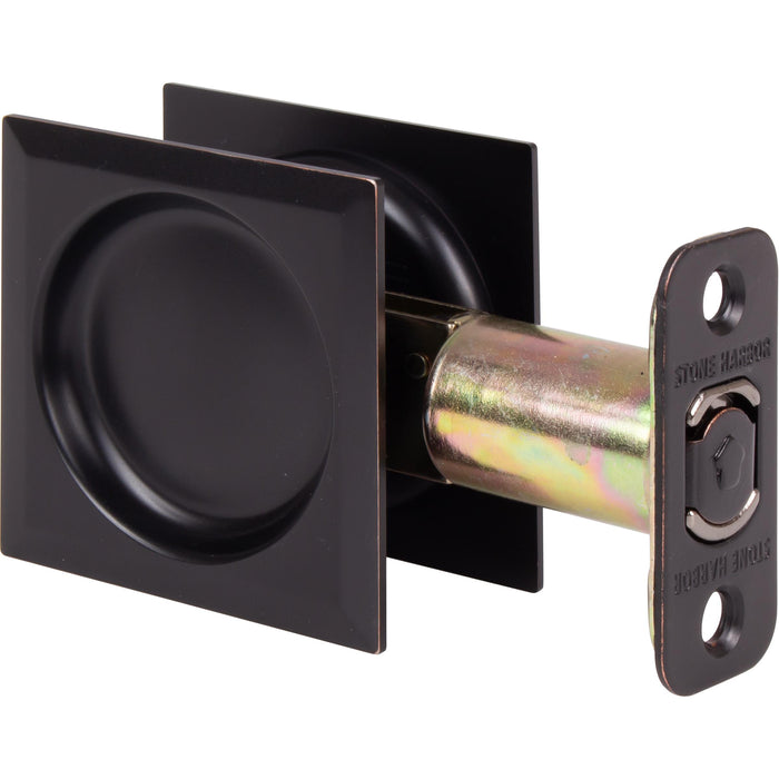 Contemporary Square Pocket Door Lock Passage/Hall/Closet