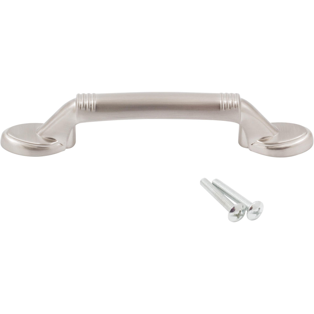 3 inch dresser pulls Stone Harbor Hardware - Estate Cabinet Pull - nickel plated bolts that Scalloped Edge Kitchen Dresser Color_Indigo Size:dress size pants : 38