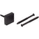 Connecting Screws & Caps for Contemporary Handlesets - Matte Black