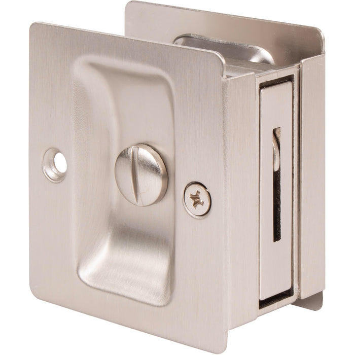 Premium Square Pocket Door Lock Privacy/Bed/Bath Latch