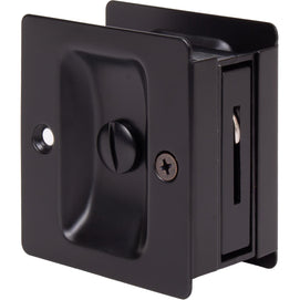 Premium Square Pocket Door Lock Privacy/Bed/Bath Latch