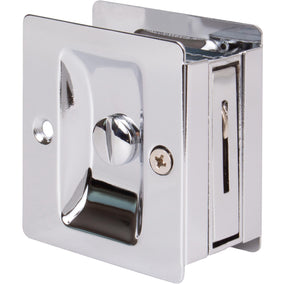 Premium Square Pocket Door Lock Privacy/Bed/Bath Latch