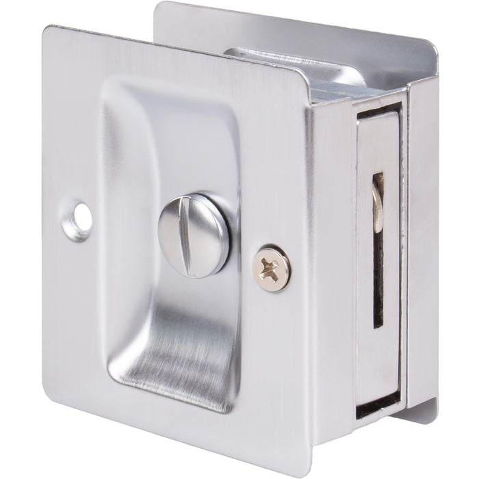 Premium Square Pocket Door Lock Privacy/Bed/Bath Latch