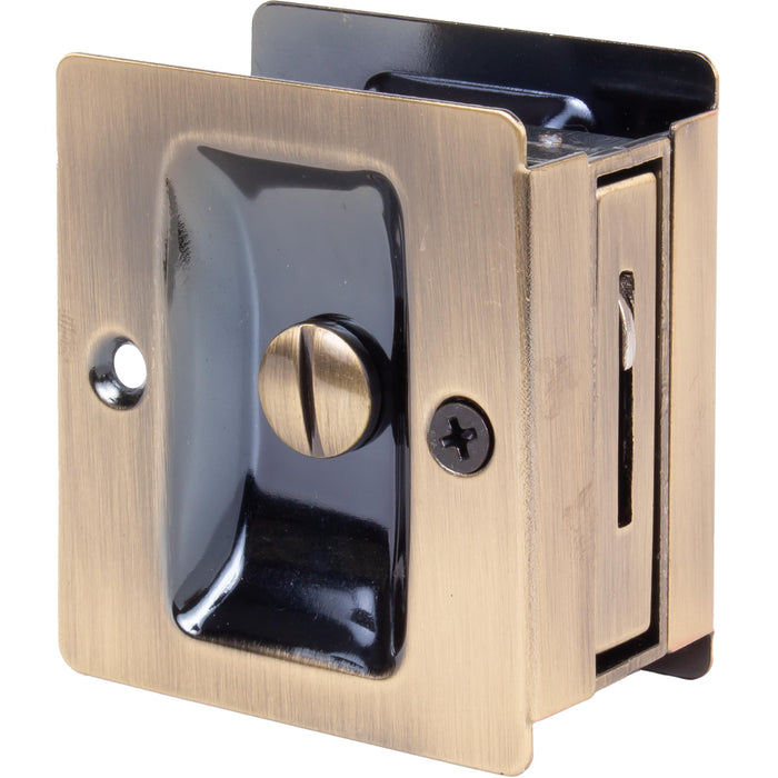 Premium Square Pocket Door Lock Privacy/Bed/Bath Latch