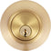 301 4 BP 4AL RCS KW K3 1-Cyl Deadbolt KW1 Keyway - Satin Brass