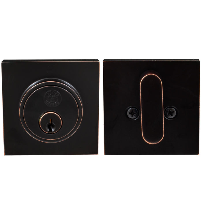 Grade 3 Contemporary Square Deadbolt