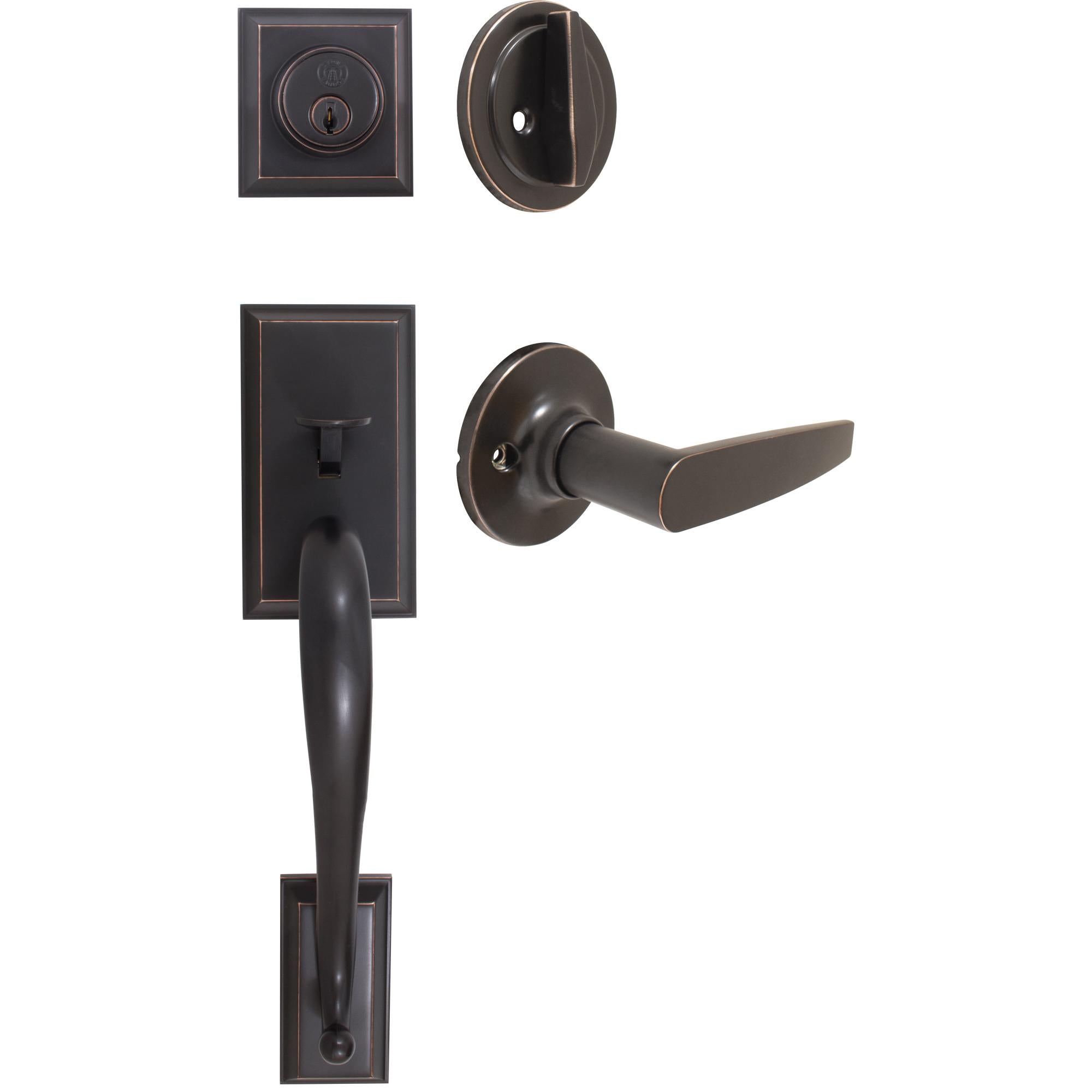 Willow Park Handleset with Tucson Interior Trim