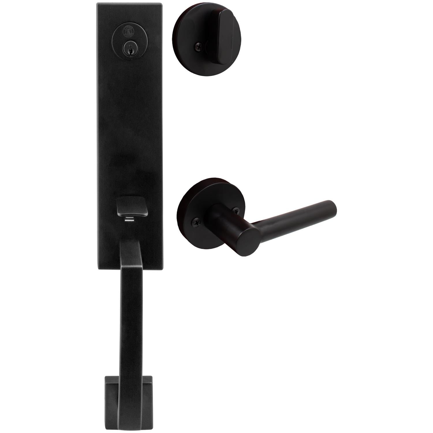 Munich Handleset with Zurich Interior Trim