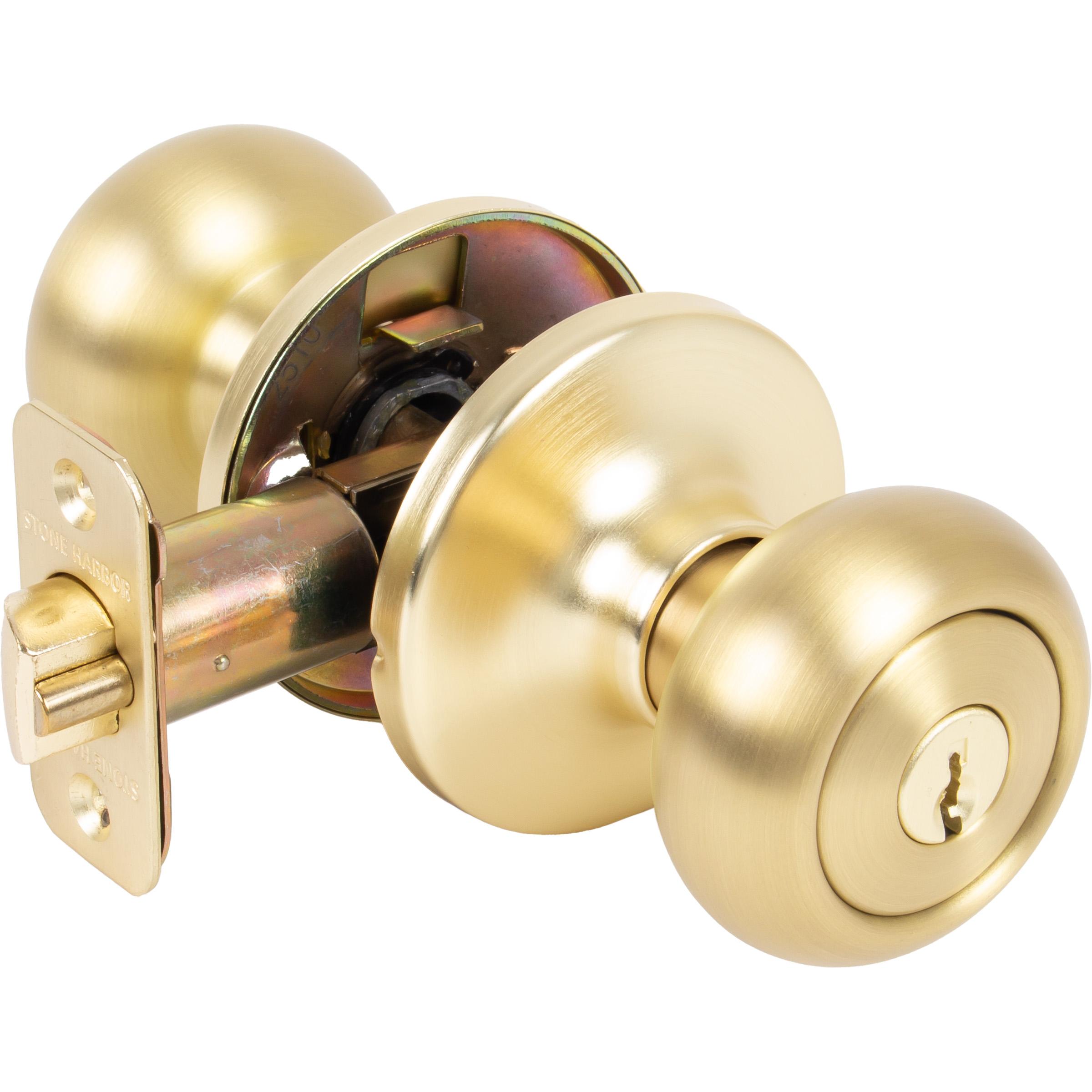 50HI 4 BP 6AL RCS KW K3 Highland Entry KW1 Keyway - Satin Brass