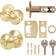 50HI 4 BP 6AL RCS KW K3 Highland Entry KW1 Keyway - Satin Brass