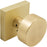 Bonn Door Knob with Square Rosette, Privacy (Bed/Bath) Latch