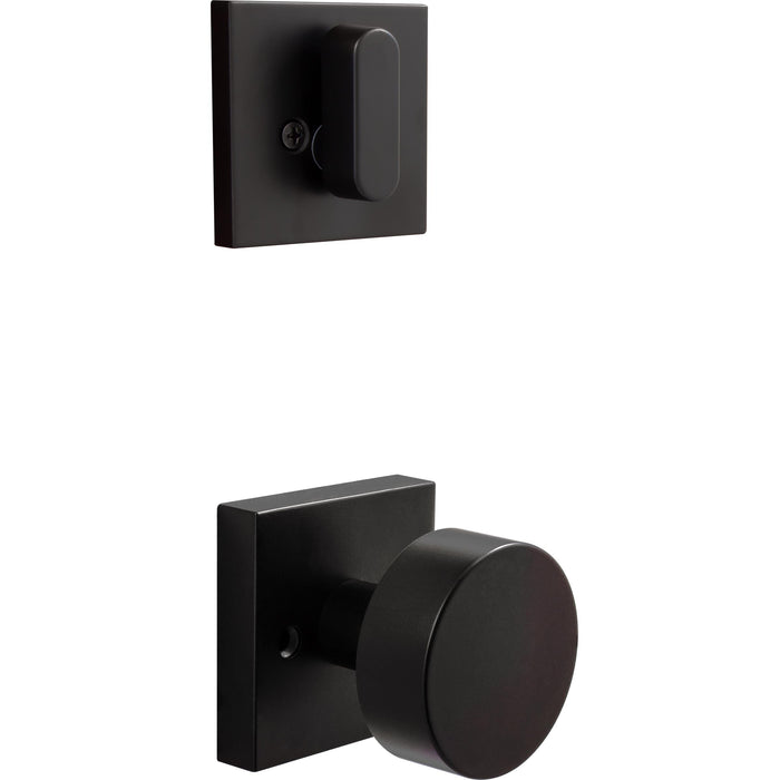 Bonn Door Knob with Square Rosette, Interior Handleset Trim