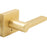 Vienna Door Lever with Square Rosette, Privacy (Bed/Bath) Latch
