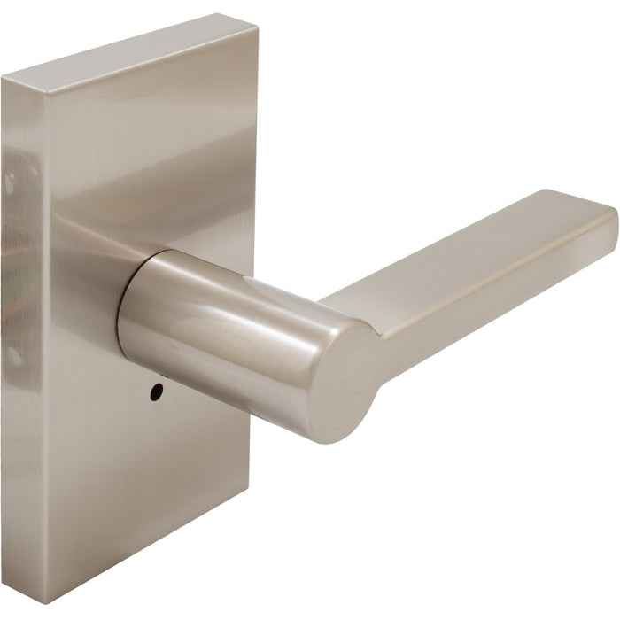 Vienna Door Lever with Rectangular Rosette, Privacy (Bed/Bath) Latch