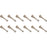 Heavy-Duty Spring Door Stop, 3 Inches, 12-Pack