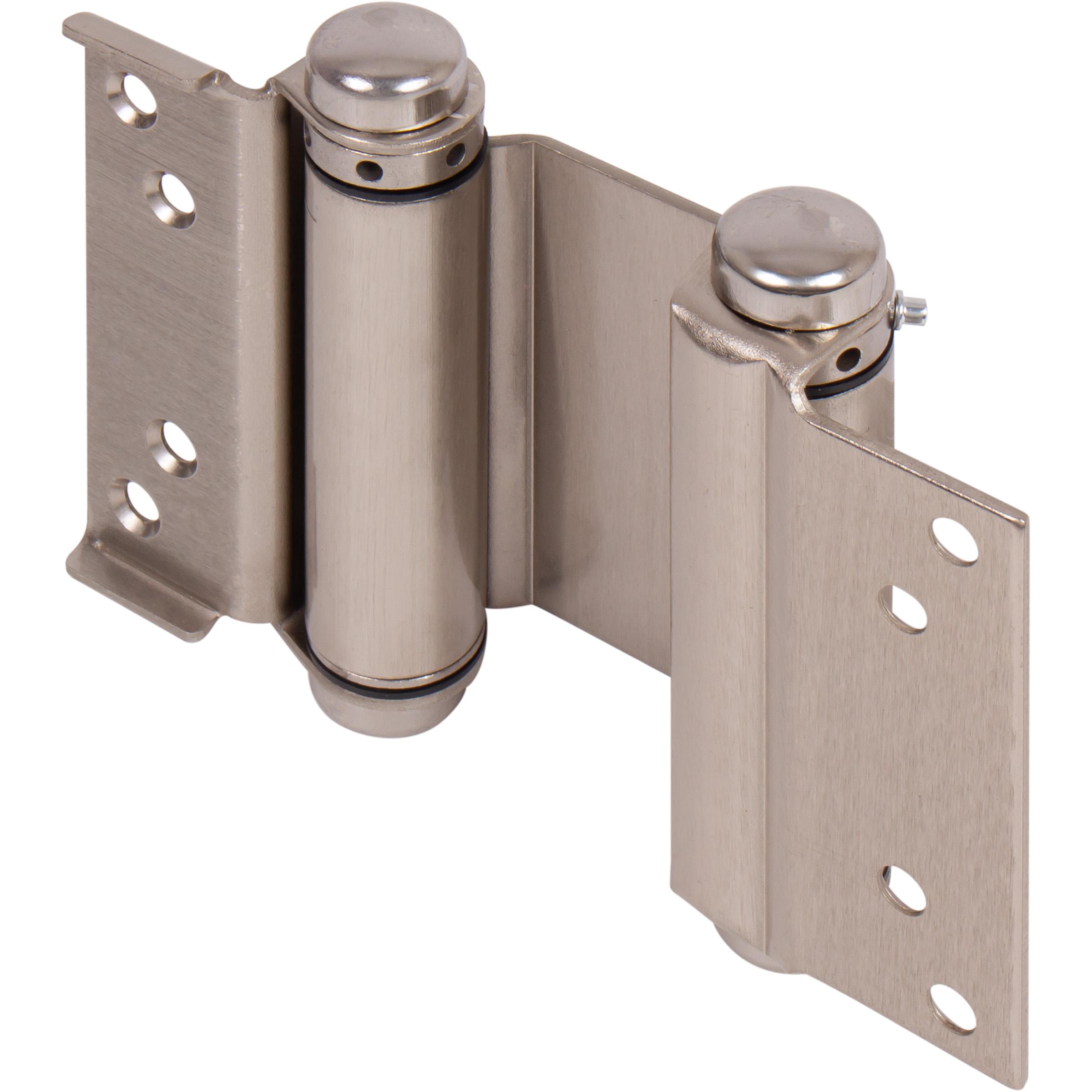 Heavy-Duty Double Acting Spring Hinge - Satin Nickel