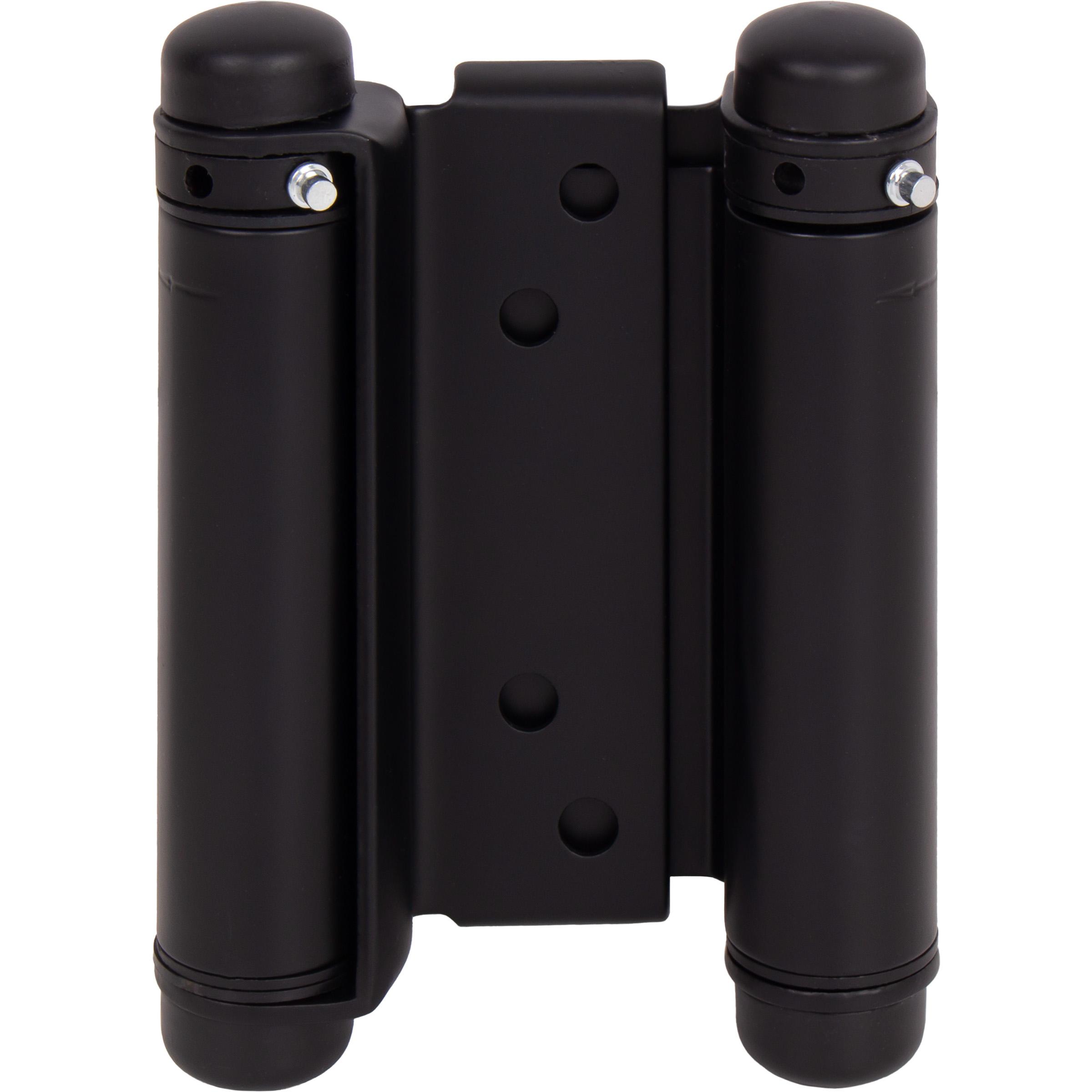 Heavy-Duty Double Acting Spring Hinge - Matte Black