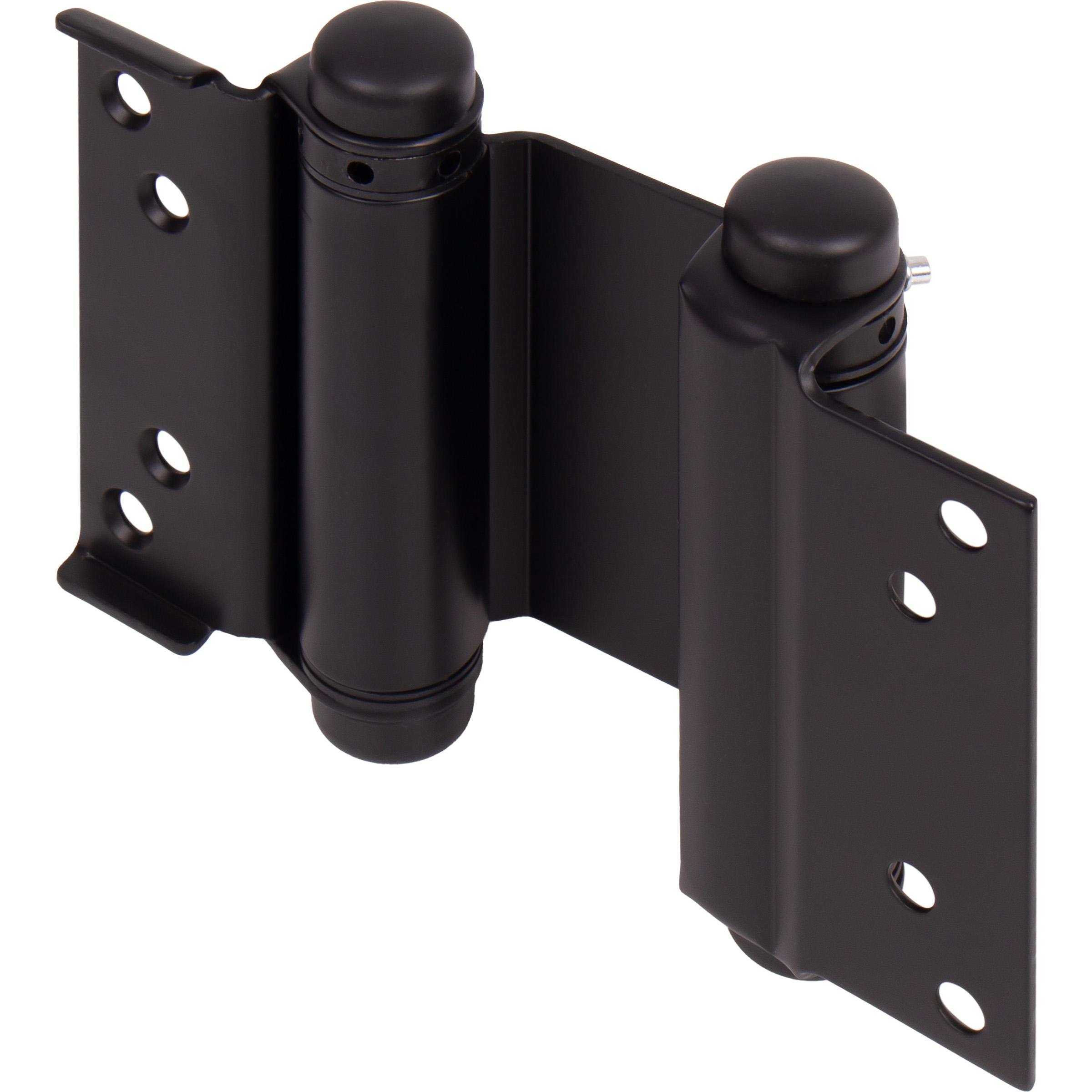 Heavy-Duty Double Acting Spring Hinge - Matte Black