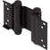 Heavy-Duty Double Acting Spring Hinge - Matte Black