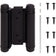 Heavy-Duty Double Acting Spring Hinge - Matte Black