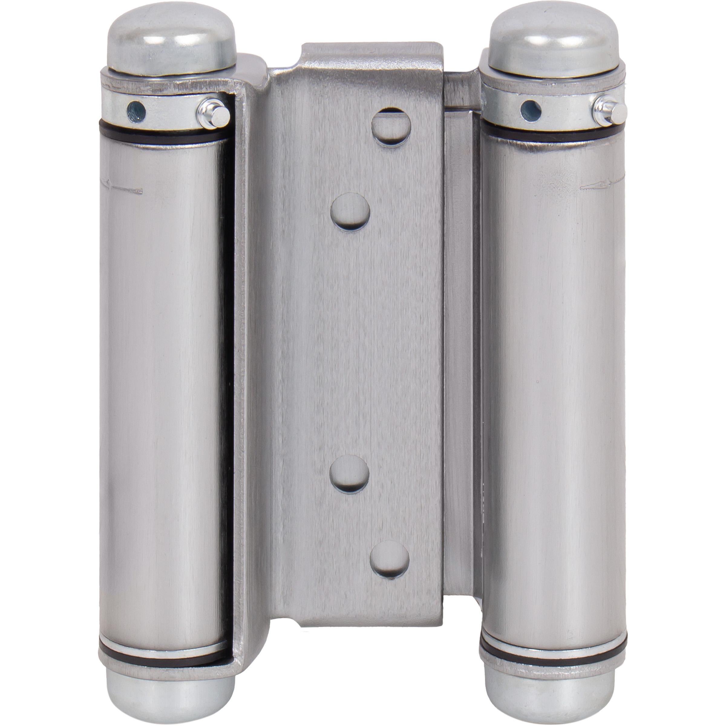 Heavy-Duty Double Acting Spring Hinge - Satin Chrome