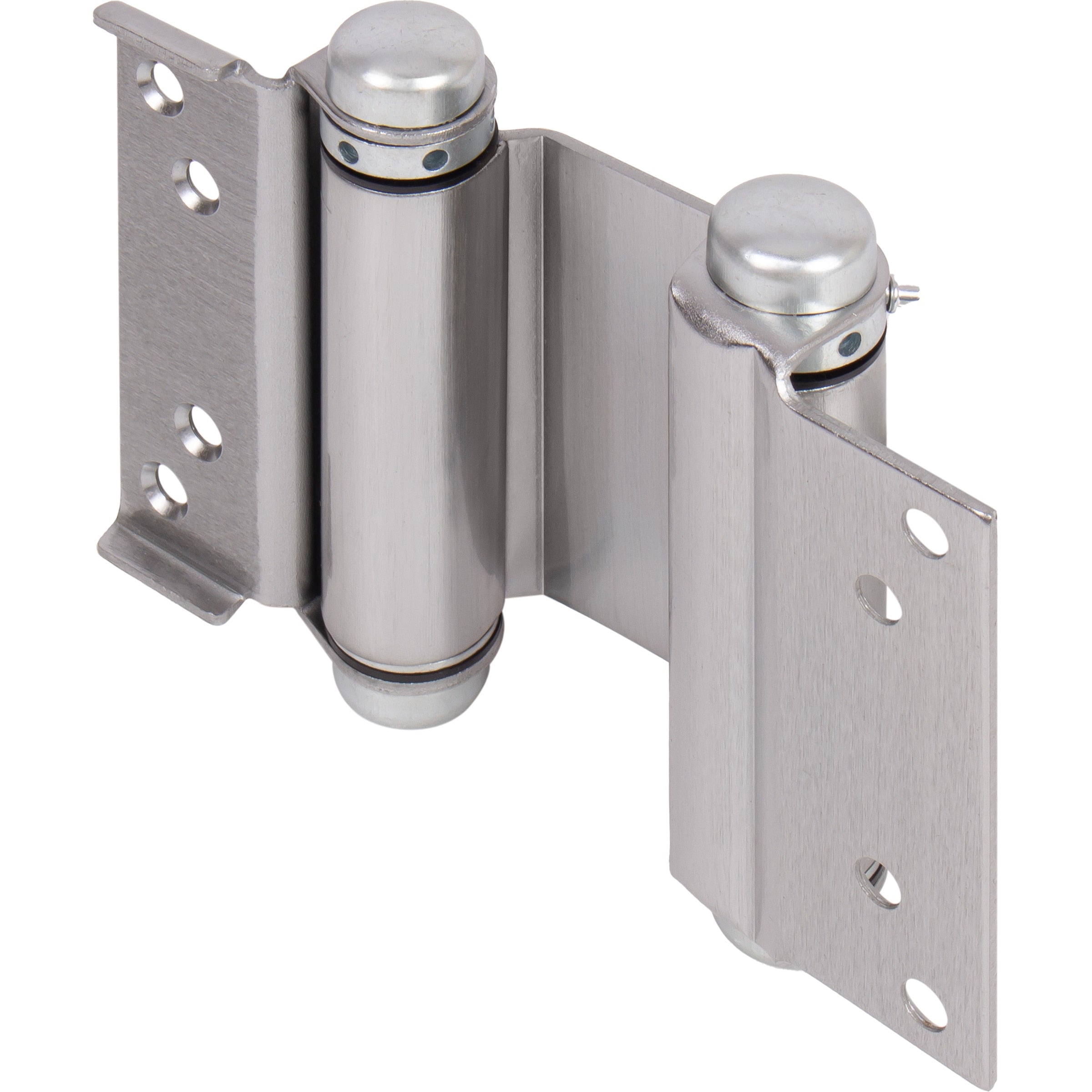 Heavy-Duty Double Acting Spring Hinge - Satin Chrome