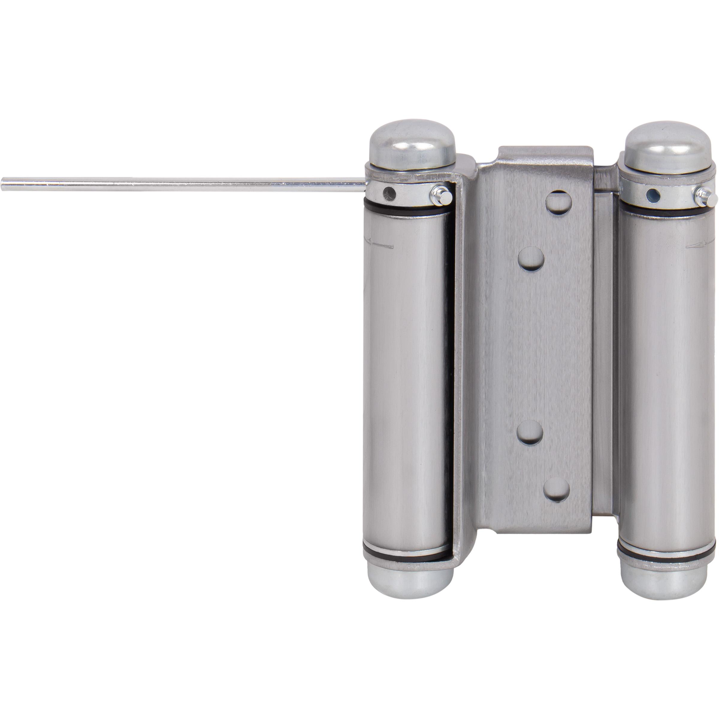 Heavy-Duty Double Acting Spring Hinge - Satin Chrome