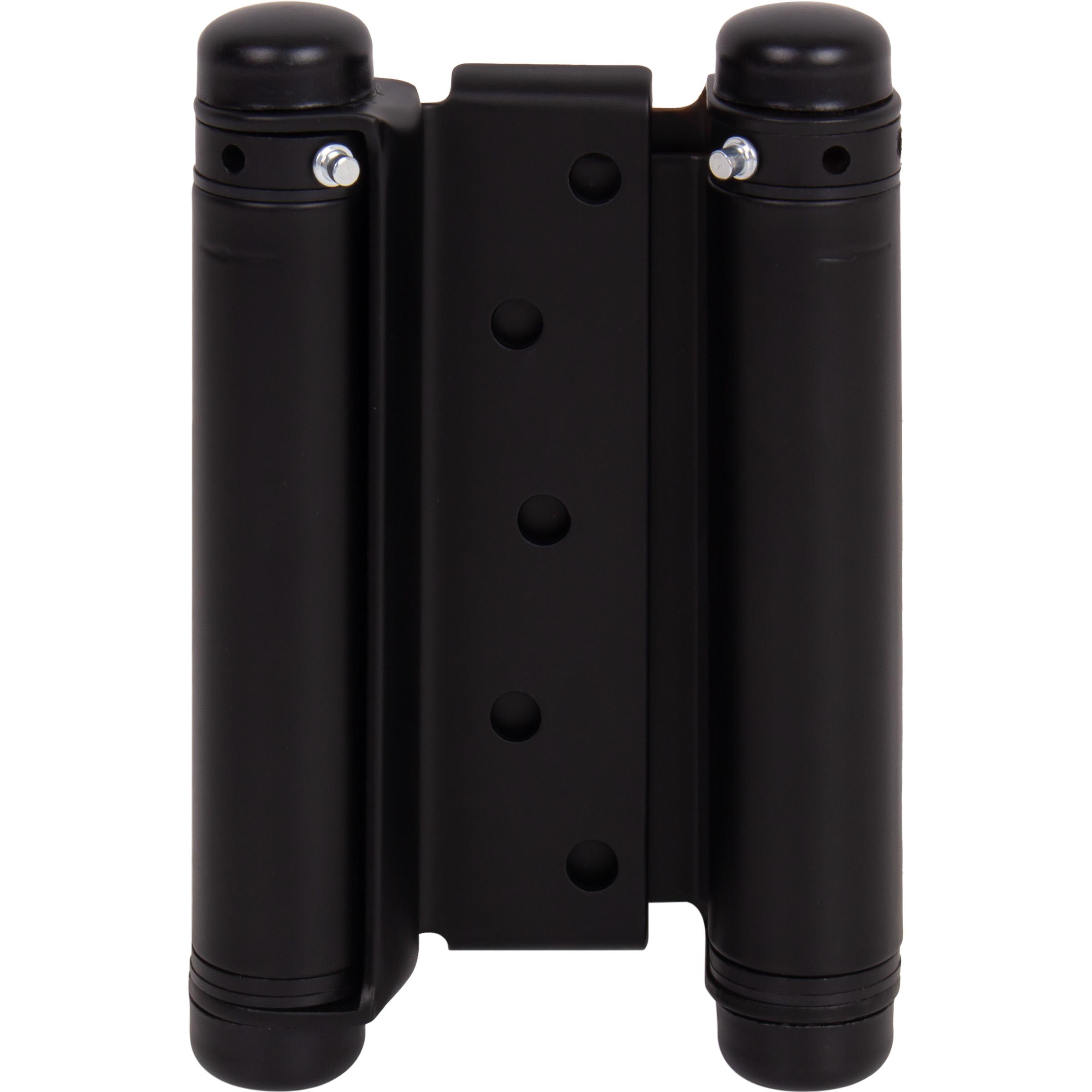 Heavy-Duty Double Acting Spring Hinge - Matte Black