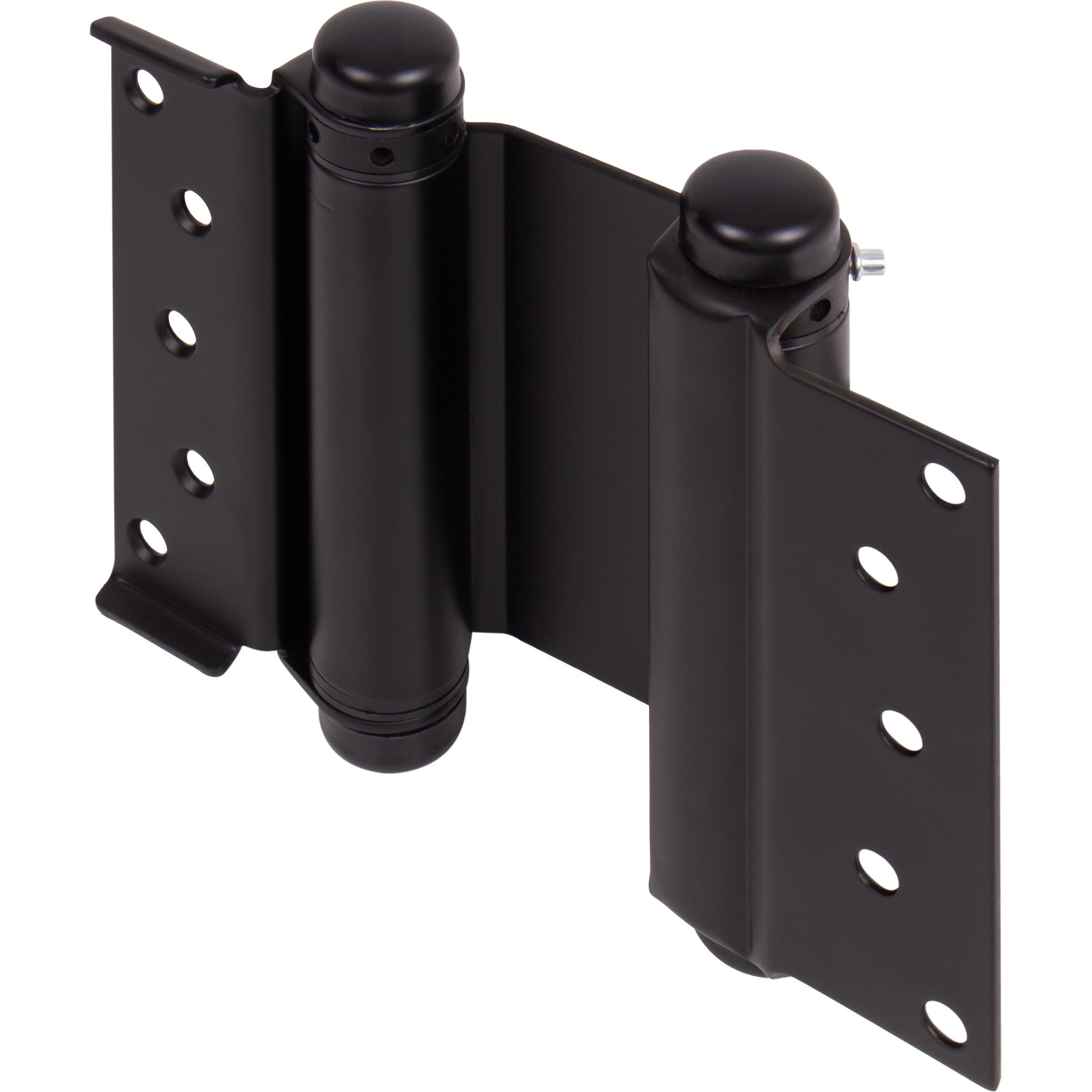Heavy-Duty Double Acting Spring Hinge - Matte Black