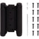 Heavy-Duty Double Acting Spring Hinge - Matte Black