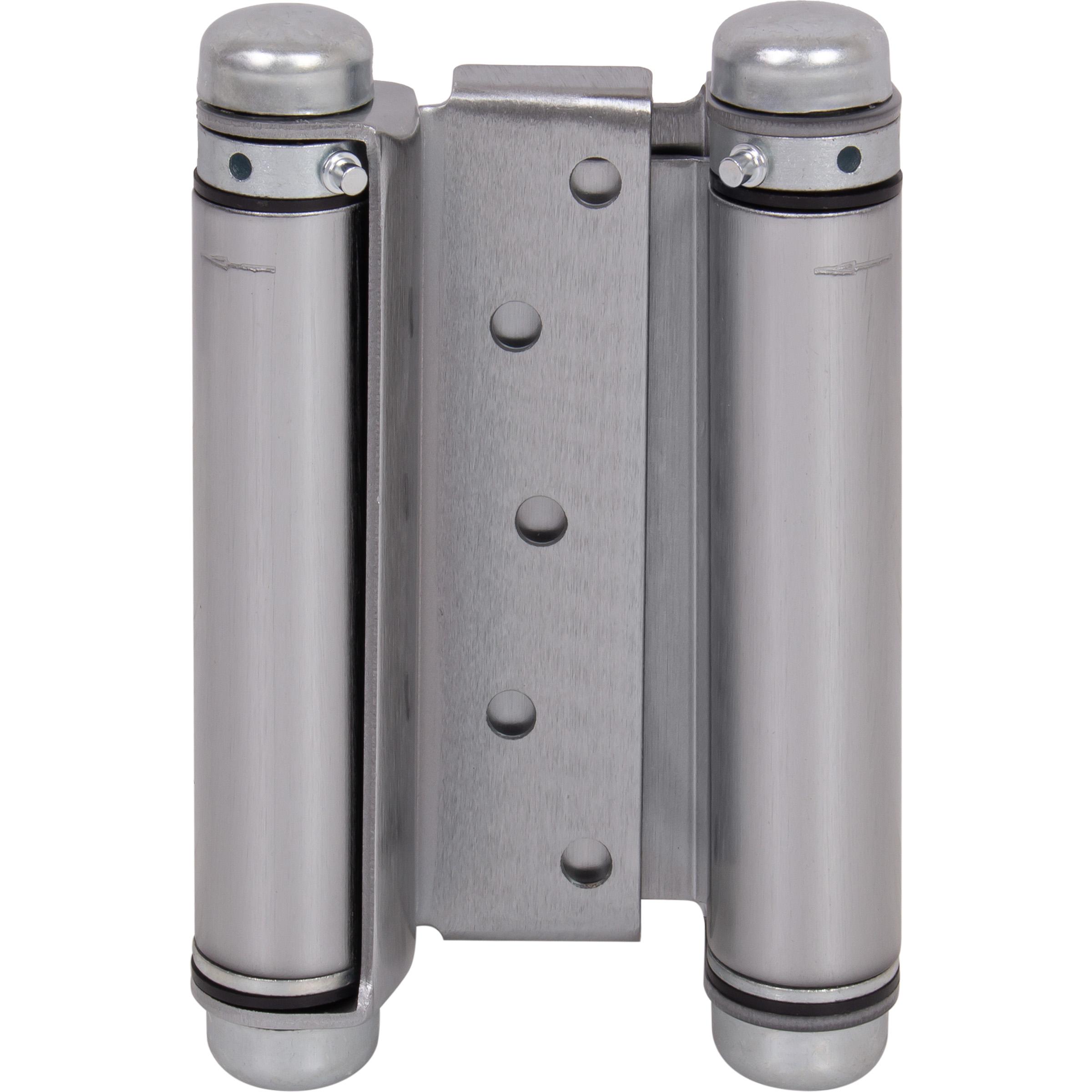 Heavy-Duty Double Acting Spring Hinge - Satin Chrome