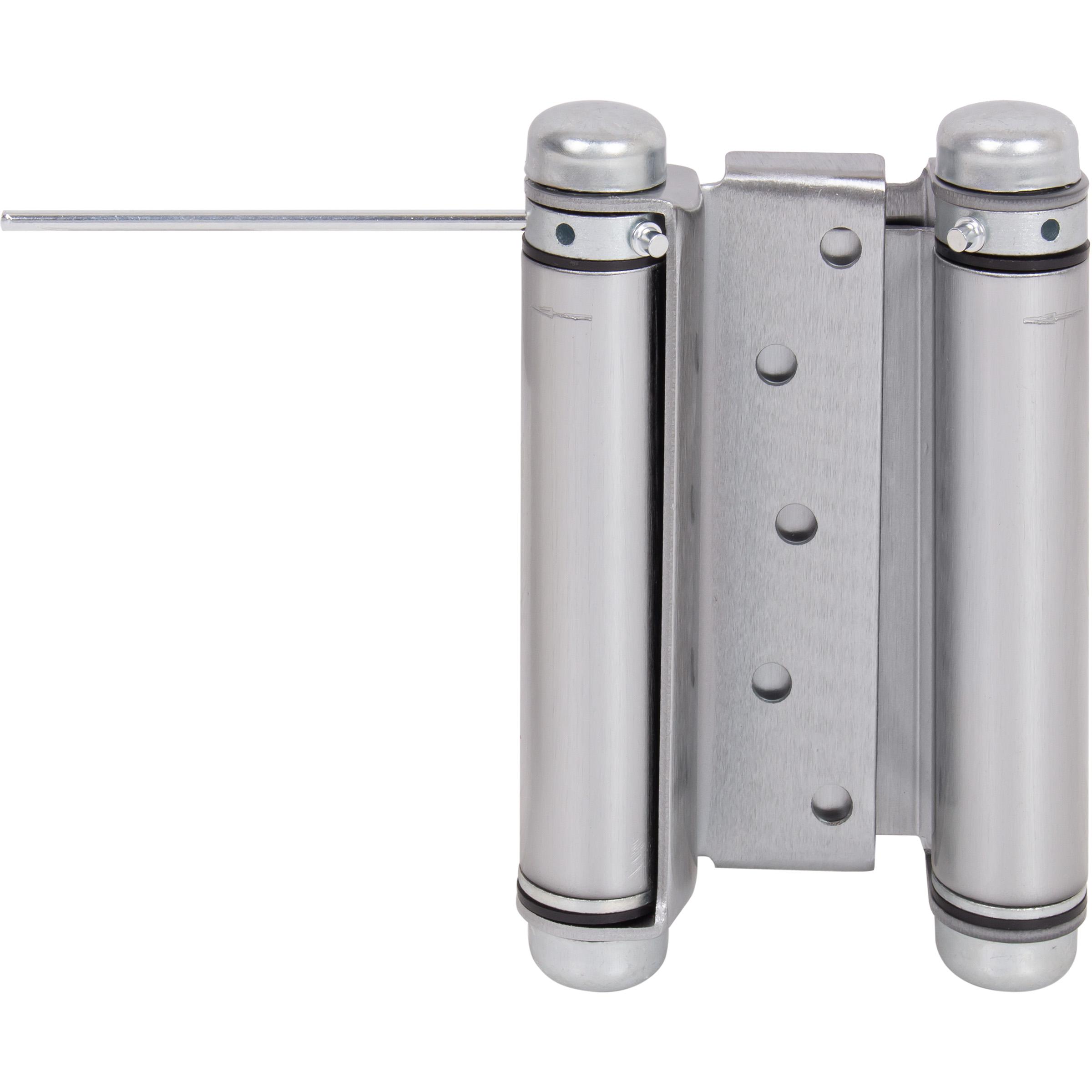 Heavy-Duty Double Acting Spring Hinge - Satin Chrome