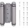 Heavy-Duty Double Acting Spring Hinge - Satin Chrome