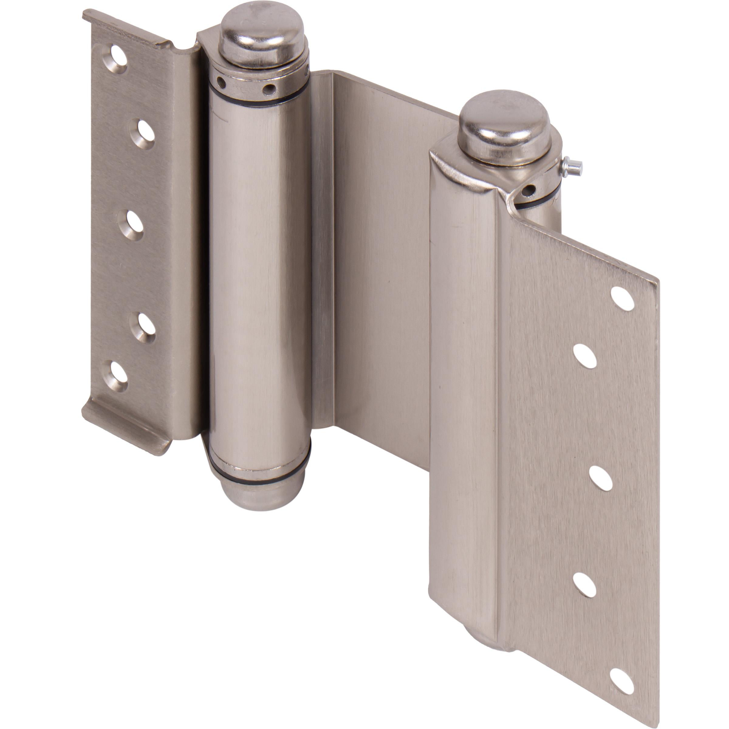 Heavy-Duty Double Acting Spring Hinge - Satin Nickel