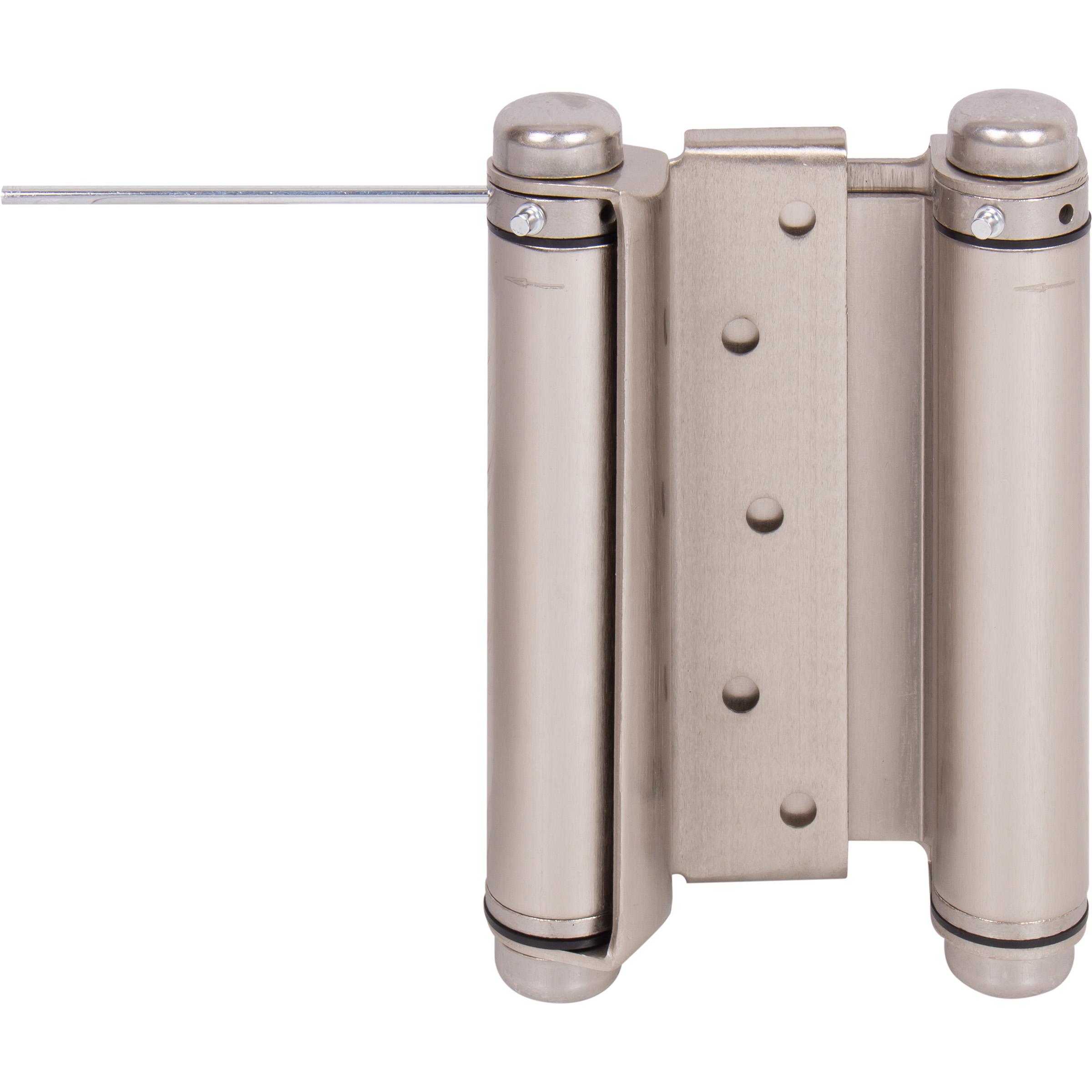 Heavy-Duty Double Acting Spring Hinge - Satin Nickel