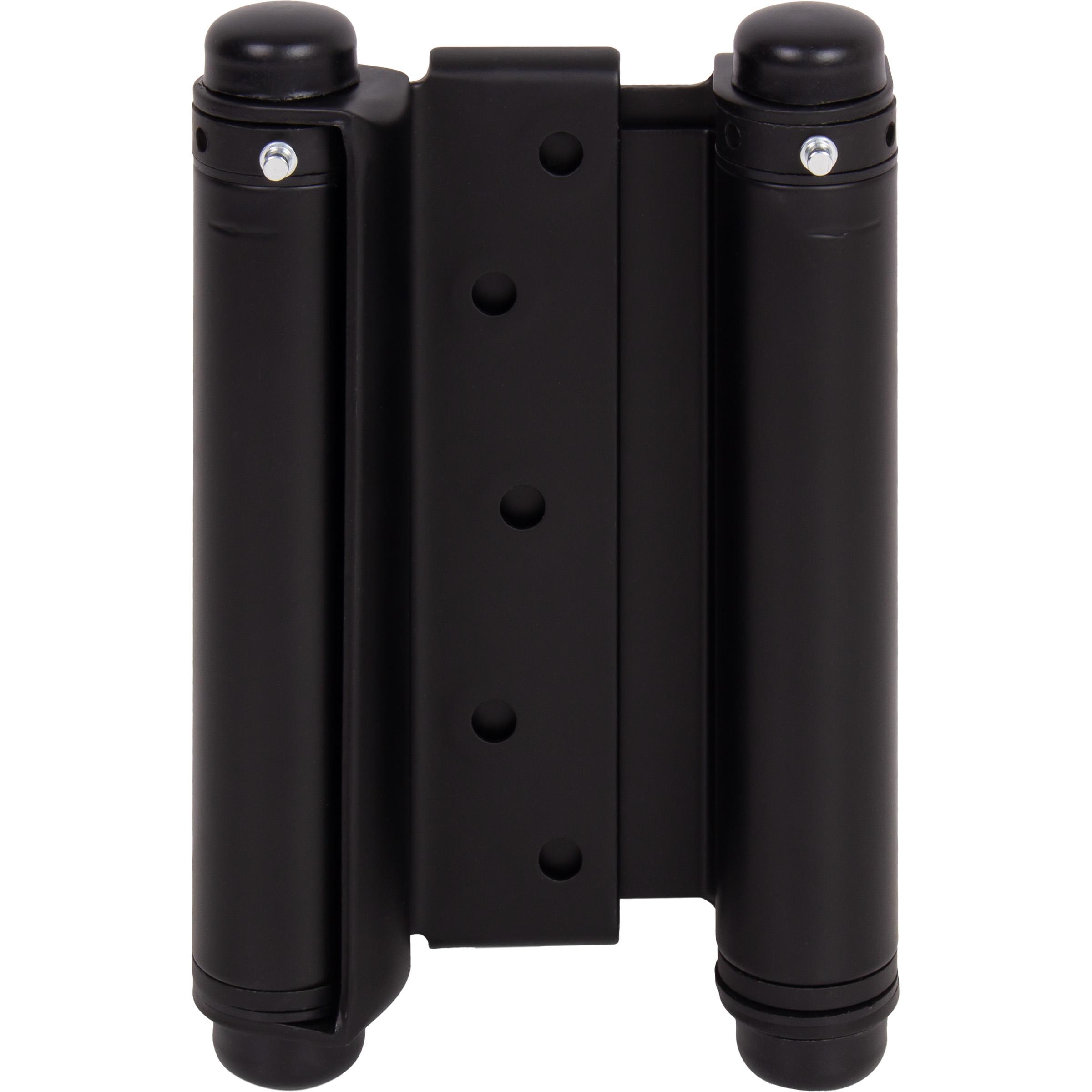 Heavy-Duty Double Acting Spring Hinge - Matte Black